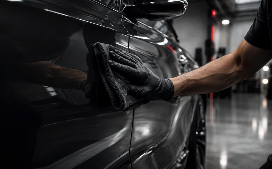 Professionelle Fahrzeugpflege und Lackfinish